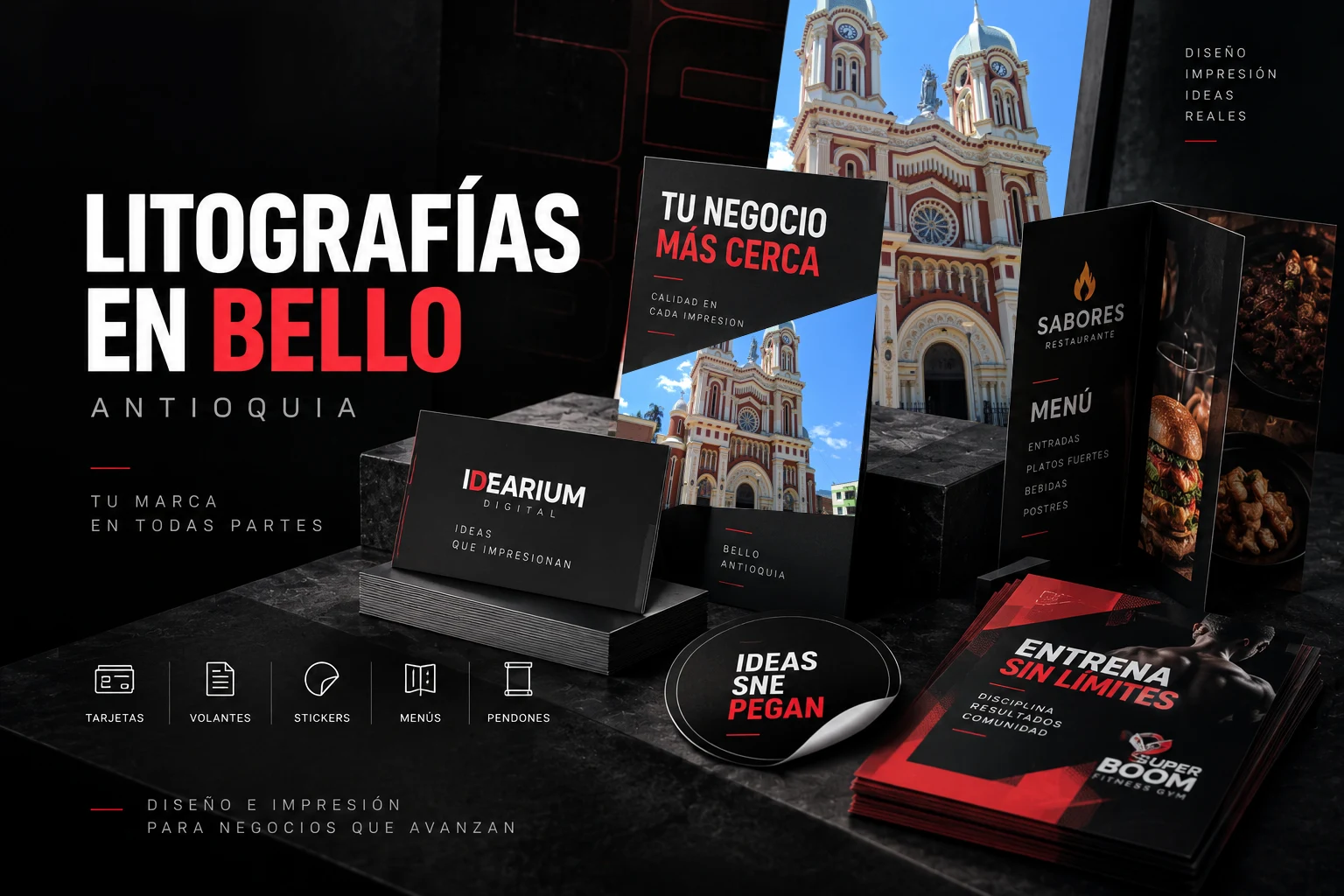Litografías en Bello, Antioquia | Diseño e Impresión · IDEARIUM