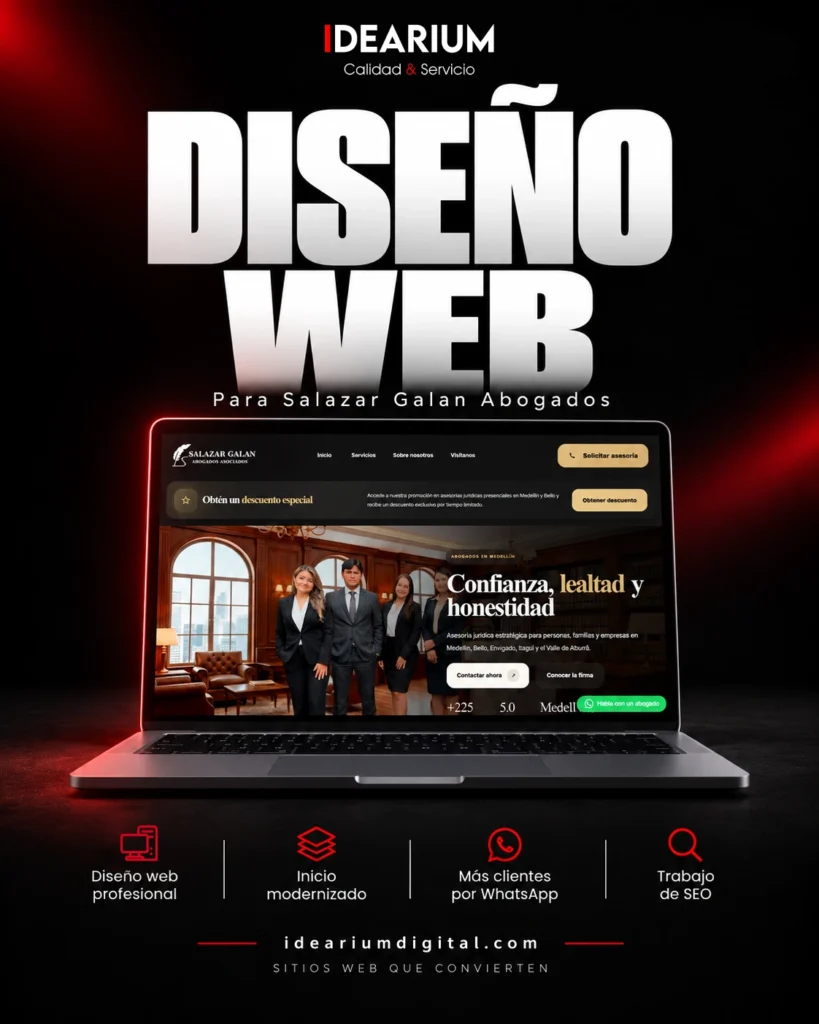 Rediseño web para abogados