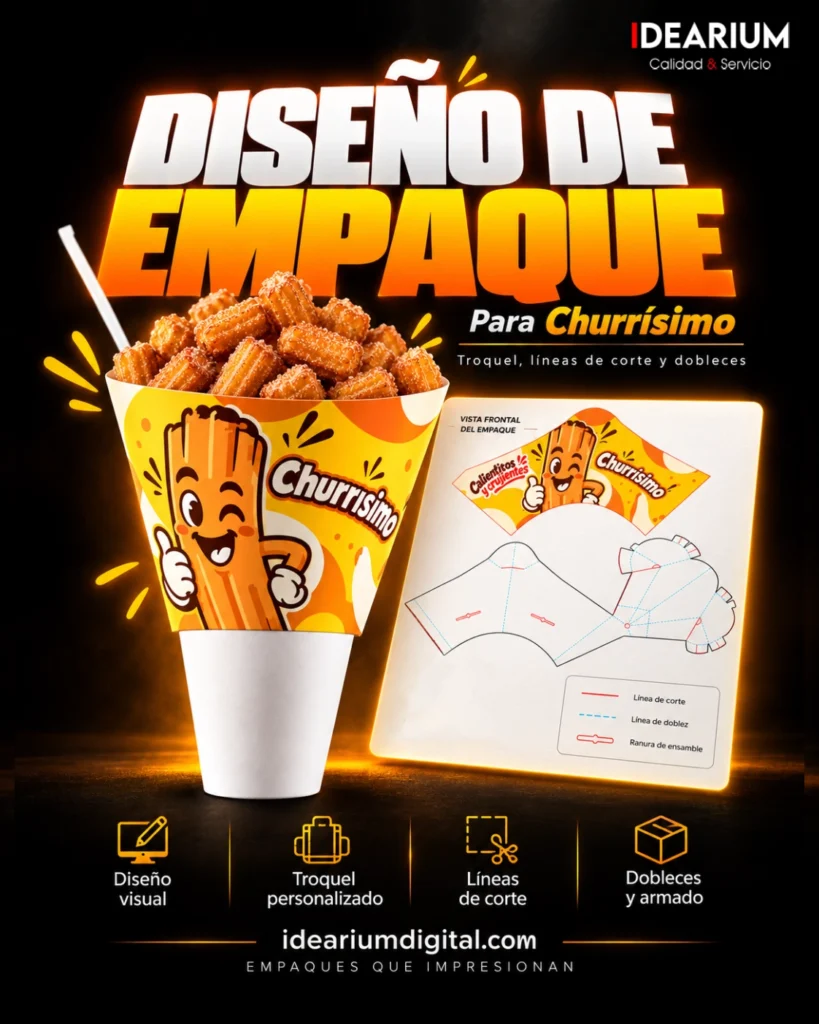 Diseño de empaque para Churrísimo